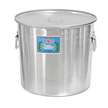 알루미늄용기 식깡 높은위생용기 육수통 스탁팟 들통 찜통, 1개, 3G/L(335x250)