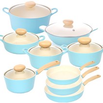 네오플램 레트로 9종 세트, 민트, 18cm 편수   18cm 양수   22cm 양수   22cm 전골   26cm 곰솥   28cm 양수웍   24cm 후라이팬   28cm 후라이팬   26cm 궁중팬