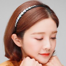 미스21 스왈플라워 헤어밴드 머리띠 여성 여자 성인 헤어악세사리쇼핑몰 (hb869)
