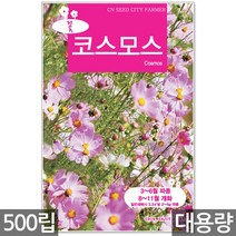 청농종묘 코스모스 씨앗 500립 코스모스씨앗 코스모스씨 꽃씨앗 꽃 꽃씨 씨 야생화씨앗 야생화 야생꽃씨, 15_대용량_코스모스(500립)
