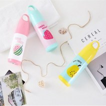 생활살림꾼 휴대용 양치컵 세트, 딸기, 1개