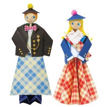 핸디몰 세계민속의상 인형만들기1~12, 10영국