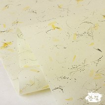 한결한지 한지벽지 수제벽지 수제한지 벽지 한지 전통한지, 08.상록수지04.연노란색, 6매