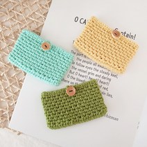트리플 카드지갑 만들기 DIY키트 뜨개질 DIY 패키지, 250, 1개