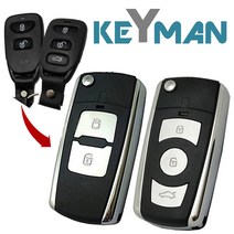 현대 NF소나타 아반떼HD 투싼IX YF소나타 그랜드스타렉스 폴딩키, 1개, 2버튼(그랜드스타렉스)