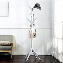 이펜시아 패션 우든 원목 행거 옷걸이 DIY, 2. 화이트