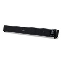 2채널 PC 스피커 / 사운드바 / 6W / 20mm 추가패드제공 / 맞춤설계 / 메탈릭 포인트 / 볼륨 컨트롤, 블랙, 398453