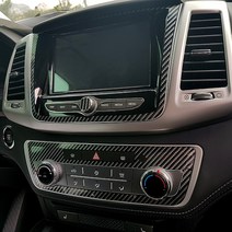 몬스터몰 렉스턴스포츠 센터페시아 카본악어 데칼스티커, 카본골드, 1개