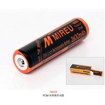 DNS 보호회로 내장형 리튬이온건전지 2600mAh 18650배터리, 1개, 1개