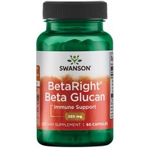스완슨 베타라이트 베타 글루칸 250mg 캡슐, 60개입, 1개, 60정