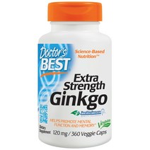 닥터스베스트 엑스트라 스트렝스 징코 120mg 베지 캡, 360개입, 1개