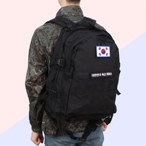 후아미 보급형 군인가방 40L 검정 패치 증정