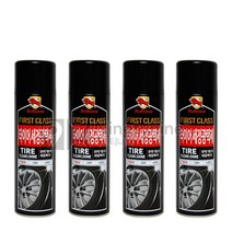 불스원 타이어 세정광택제-550ml 4개 타이어 세정제 광택제 세정광택제 광택보호제 코팅제 보호제 크리너, 550ml