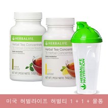허벌라이프 허벌티 오리지날1+ 레몬1 (쉐이크컵증정), 2개, 102g