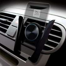 2017올뉴모닝 스마트폰거치대 자동차스마트폰거치대 송풍구스마트폰거치대 무중력핸드폰거치대 차량용, 1개, 다쓰베이더 블랙