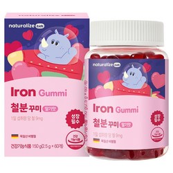 네추럴라이즈 키즈 철분꾸미 150g, 1개, 60정