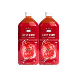 보넬드 아이엠 토마토주스 100% NFC 착즙주스, 2개, 1L