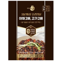 마야항아리3분짜장LC 저탄고지용, 1개, 210g