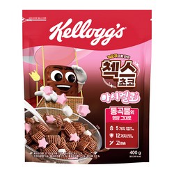 첵스초코 오곡으로 만든 마시멜로 시리얼, 400g, 12개