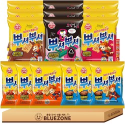 뿌셔뿌셔 5종 1344g ( 양념치킨90g x3+떡볶이90g x3+불고기90g x3+바베큐90g x3+버터구이오징어맛88g x3), 1.344kg, 1개