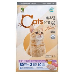 캐츠랑 전연령 리브레 고양이 사료, 닭+참치, 5kg, 1개 · 1개 · 5kg