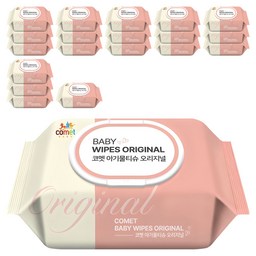 코멧 오리지널 유아용 아기물티슈 캡형: 믿을 수 있는 아기 물티슈의 선택