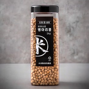 도정공장 씻어나온 병아리콩, 1kg, 1통