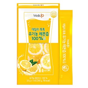 웰업 유기농 레몬즙 14p, 280g, 1개