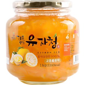 해맑음 겨울향기 유자청, 1kg, 1개