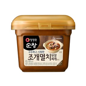 청정원순창 조개멸치 된장찌개 양념