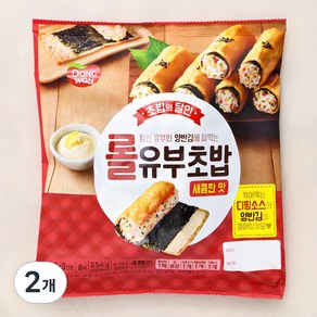 동원 롤유부초밥 새콤한맛, 254g, 2개