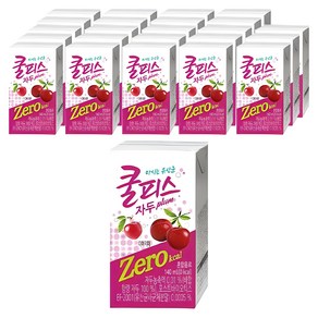 동원 쿨피스 제로 테트라 자두, 140ml, 24개