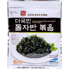 더국민 돌자반 볶음, 500g, 1개