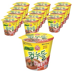 오뚜기 컵누들 매콤한맛 37.8g, 15개