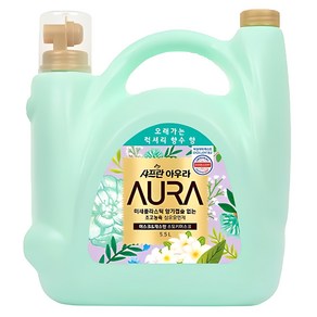 AURA 초고농축 섬유유연제 스모키머스크 본품, 8L, 1개