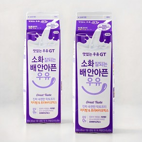 맛있는우유GT 소화 잘되는 배 안아픈 우유