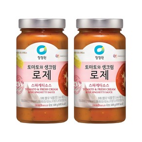 청정원 토마토와 생크림 로제 스파게티소스