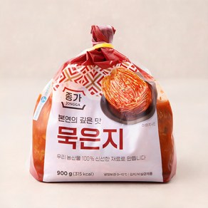 종가 본연의 깊은 맛 묵은지, 900g, 1개