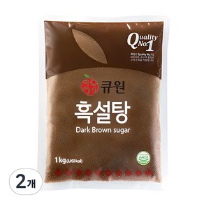 큐원 흑설탕, 1kg, 2개