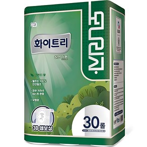 모나리자 화이트리 허브 가든 천연펄프 3겹 고급롤화장지