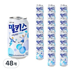 밀키스, 340ml, 48개