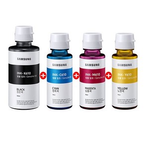 삼성 INK-K610 INK-C610 INK-M610 INK-Y610 프리미엄정품잉크, 정품 4색세트, 1개