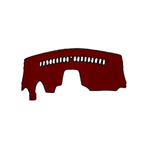 렉스디 논슬립 대쉬보드커버[삼성]SM7뉴아트[스피커 무], 레드/블랙띠