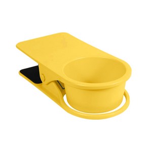 테이블 컵 홀더 클립, 옐로우, 1개