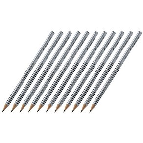 파버카스텔 연필/그립2001/117001 B/실버 12입, B