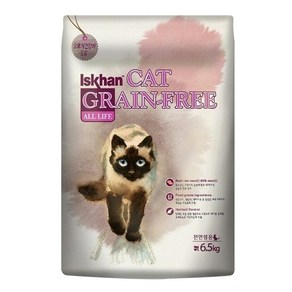 이즈칸 캣 그레인프리 올라이프 기능성 사료, 유리너리+헤어볼, 6.5kg, 1개