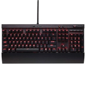 커세어 Red LED 기계식 유선 일반형 키보드, 혼합색상, K70 LUX, 적축
