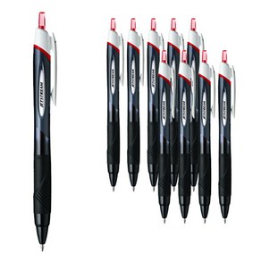 제트스트림 유성볼펜 1.0mm SXN-150-10, 레드, 10개