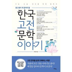 중고생이 꼭 알아야 할한국고전문학이야기, 리베르, 안주영