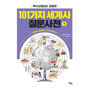 역사선생님도 궁금한 101가지 세계사 질문사전 1, 김영옥권사라김경수김혜진류지은박래훈반다솔백종일봉창훈장용준허미혜, 북멘토